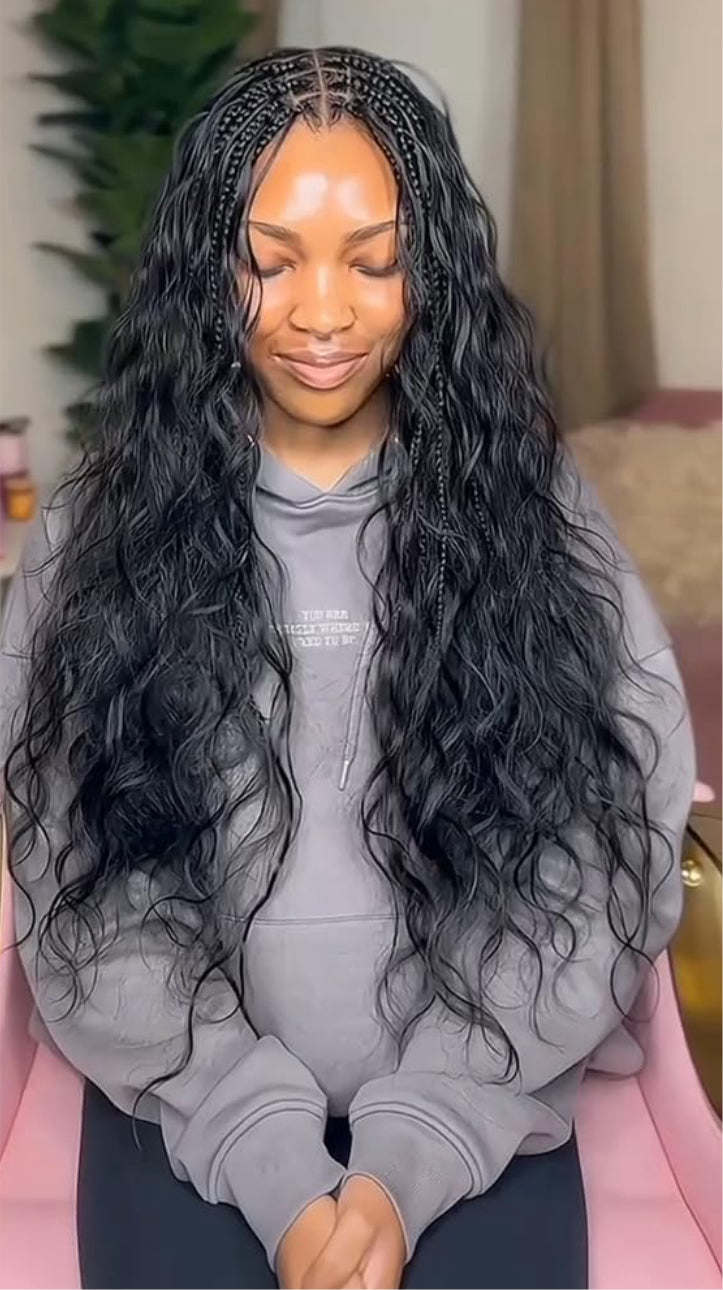 Double-Drawn Body Wave Bulk Braiding Hair
