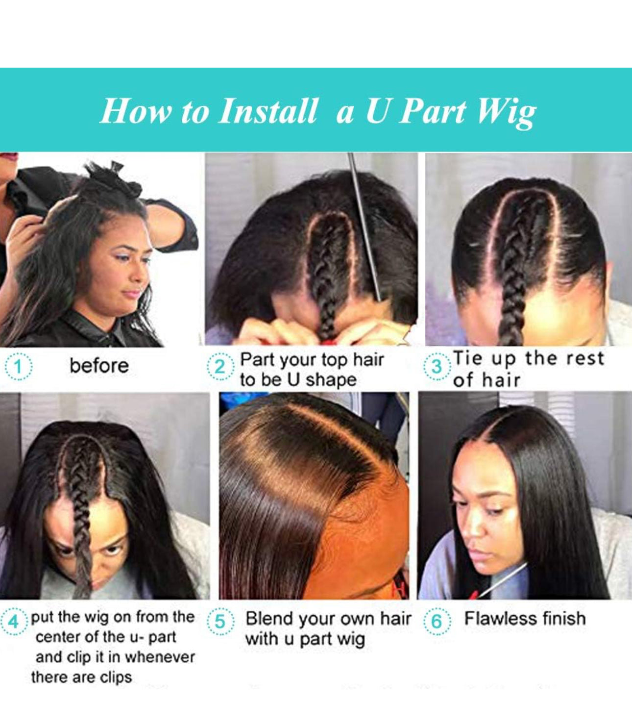 U-Part Wig