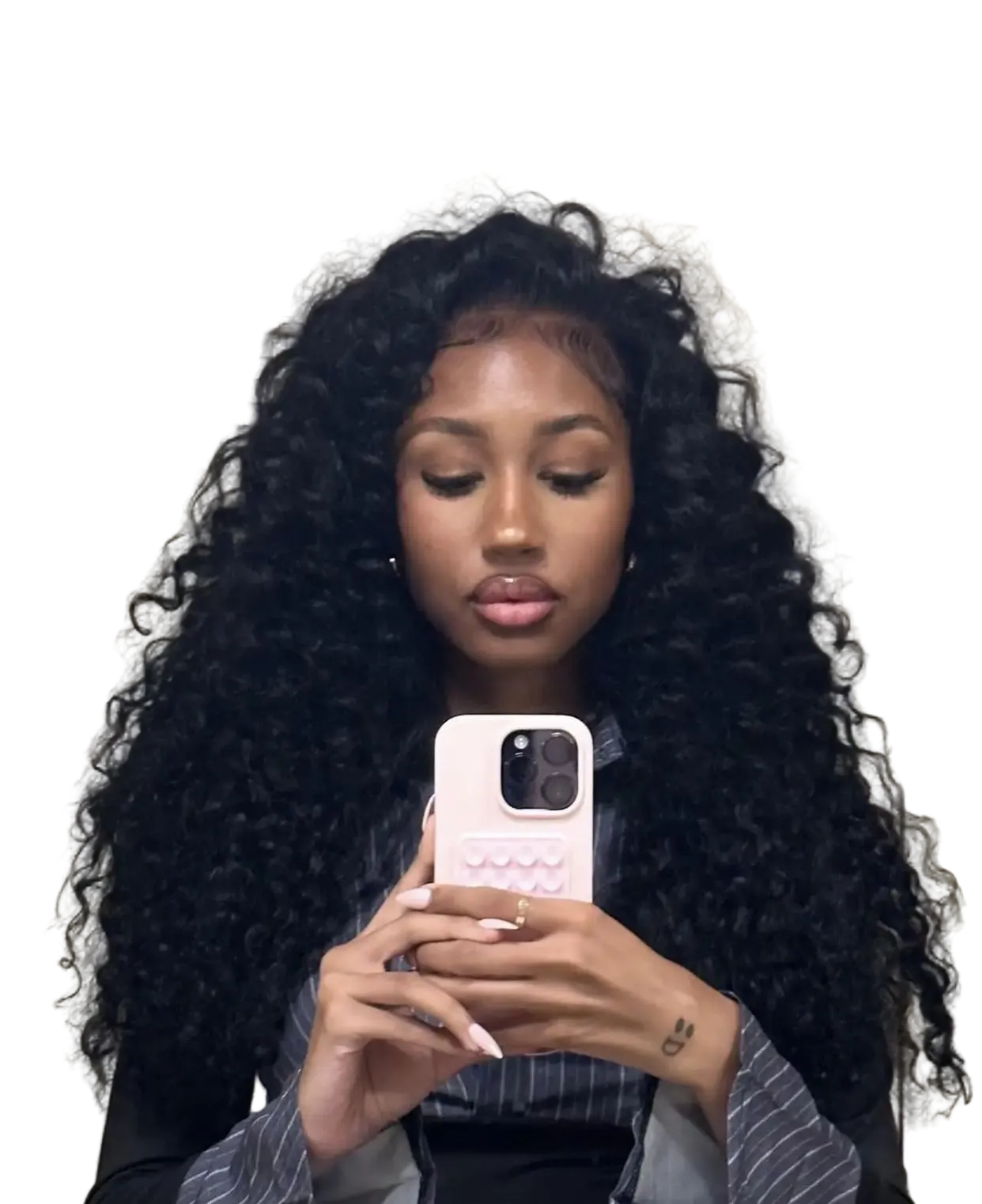 flip-over half wig virgin human hair