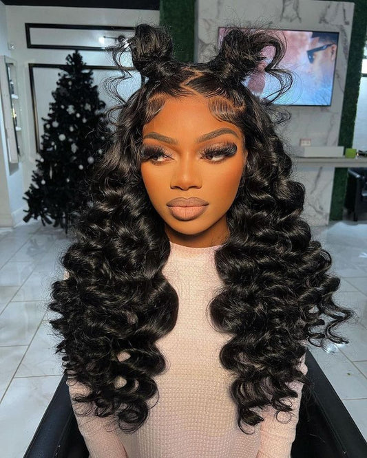 Loose deep 7x7 closure wig 